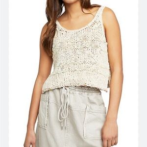 Free People Crochet top